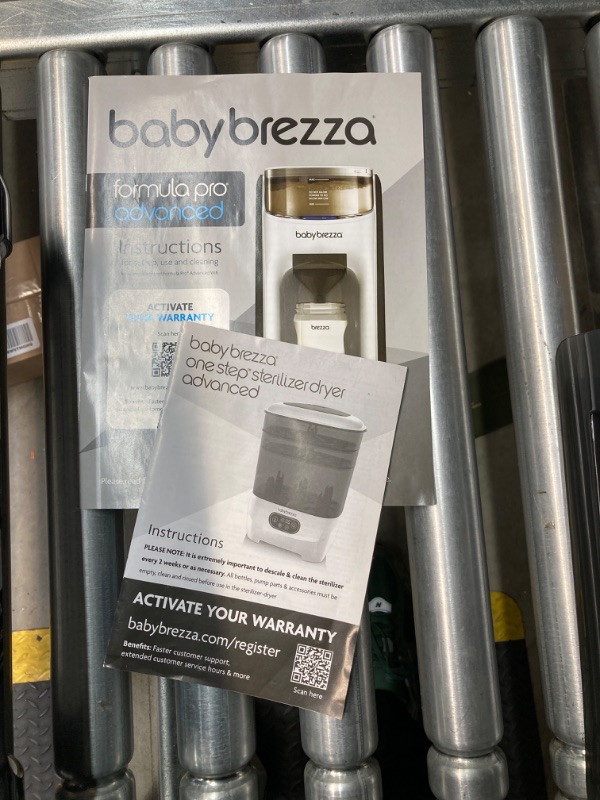 Photo 5 of Baby Brezza New and Improved Formula Pro Advanced Formula Dispenser Machine - Automatically Mix a Warm Formula Bottle Instantly - Easily Make Bottle with Automatic Powder Blending, White