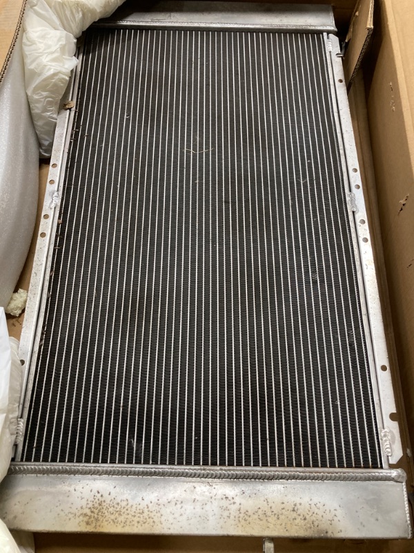 Photo 2 of Tepilauda Full Aluminum Radiator compatible with Chevy Tahoe Suburban Silverado 1500 2500 Classic Tahoe Cadillac Escalade GMC Sierra Yukon XL V8 1999-2013 3 Row Core Radiators