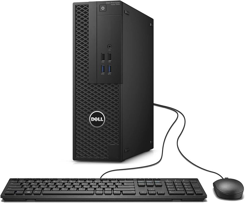 Photo 1 of      Dell Precision Tower 3420 SFF Intel Core i5-6500 3.2GHz, 8 GB RAM, 256 GB Solid State Drive, DVDRW, Windows 10 Pro 64bit