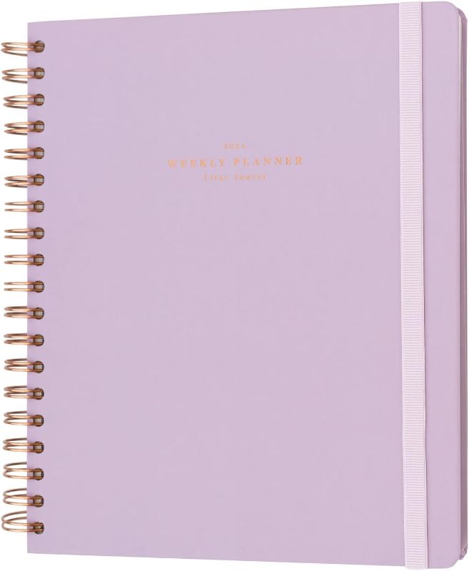 Photo 1 of 2 PACK BUNDLE///Kokonote Purple AND GRAY Planner 2024 Weekly Planner | 8.3" x 9.8" | August 2023 - December 2024 | Daily Weekly And Monthly Planner 2024 | Hardcover Agenda With Planner Stickers Lilac