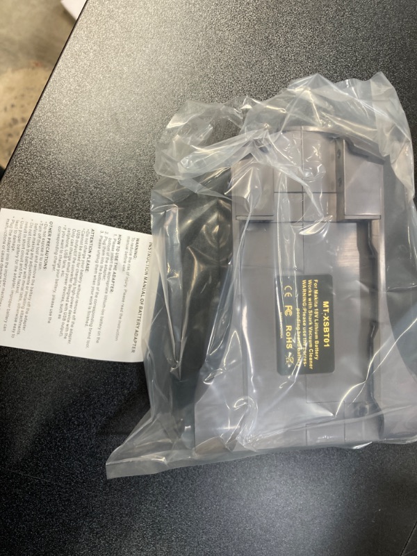 Photo 1 of TEPULAS Battery Adapter for Shark IZ QZ Series Vacuum Cleaner, Adapter Convert to for Dewallt 20V 60V Battery to Replace for Shark XSBT750 XSBT720 XSBT700 XSBT620 XSBT600 for Home for Dewallt 20V Battery