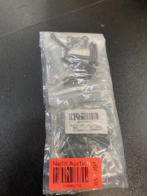 Photo 1 of 3 PACK BUNDLE//Muzata 10Pack 1/8" Black Stemball Swage Dead End Invisible Cable Railing Kit Terminal for Wood Stair Deck Hardware End Fitting T316 Stainless Steel CR24, CV1 CV2