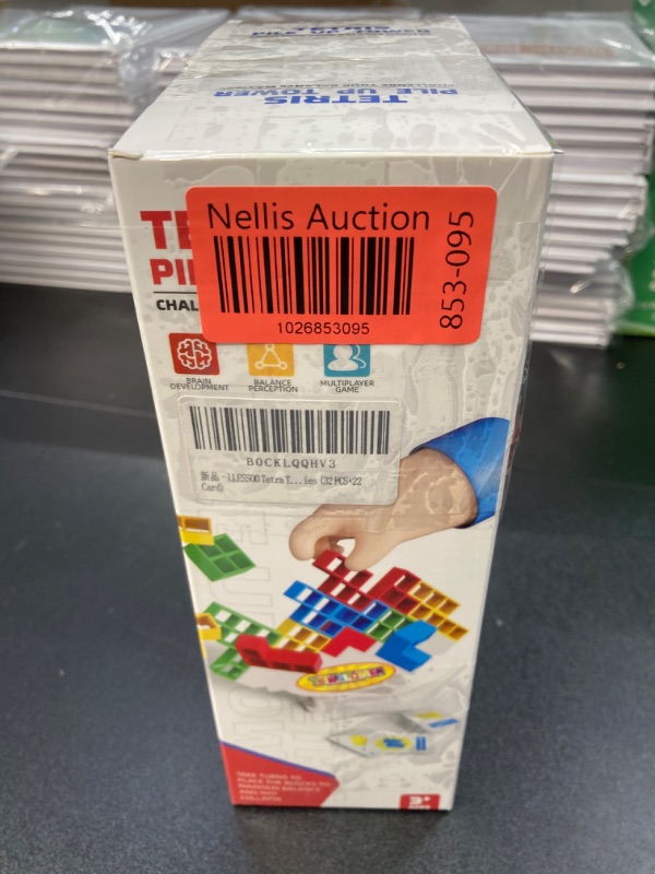 Photo 1 of 2 PACK BUNDLE//Tetra Tower Game-32 PCS Stacking Building Block Game,Team Tower Game for Kids & Adults?Family Board Game?Tetris Tower Game?Perfect for Family Games, Parties 32 PCS+22 Card