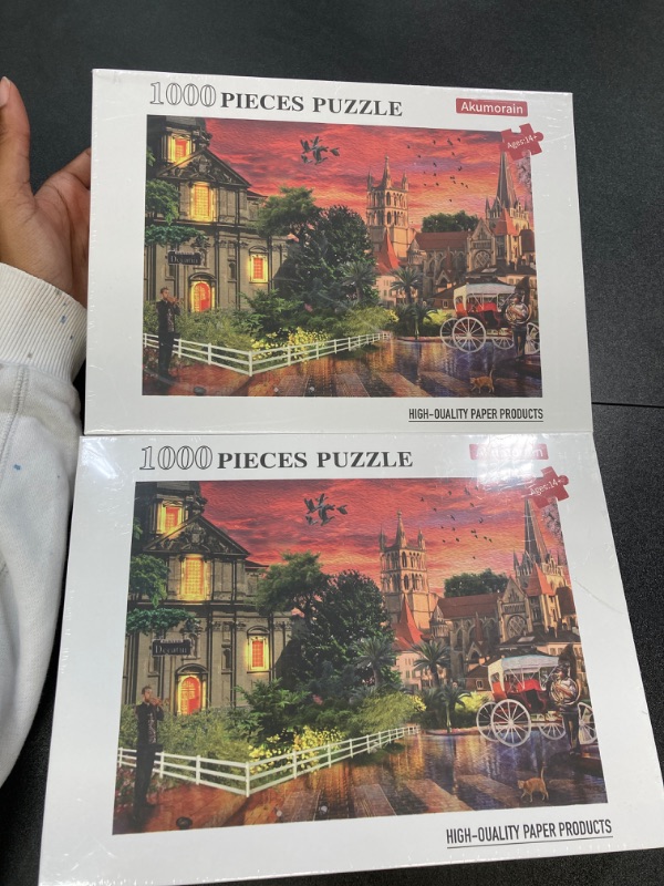 Photo 1 of 2 PACK BUNDLE///1000 PIECE PUZZLES 