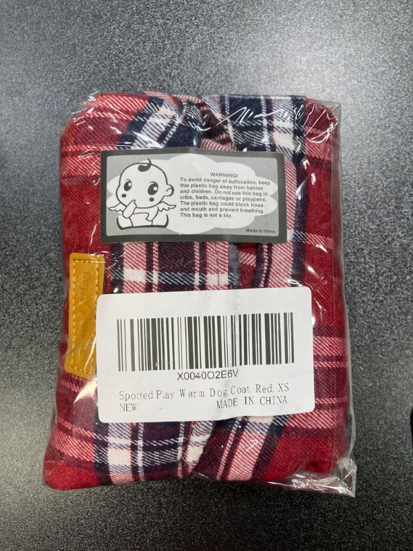 Photo 2 of 3 pack bundle///Warm Dog Coat, Reversible Waterproof Winter Dog Jacket Coat - British Style Plaid Dog Clothes Vest//XS