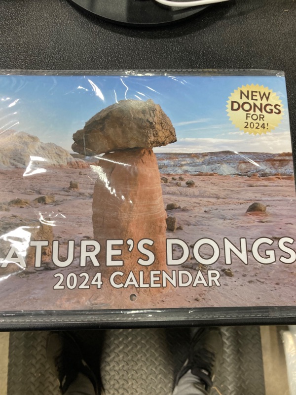 Photo 2 of 2 PIECE BUNDLE! 2024 Natures Dongs Calendar Funny Calendar 2024 Christmas Gift, Gag gift,Creative Natural Scenery Wall Calendar, Stylish & Interesting Calendar