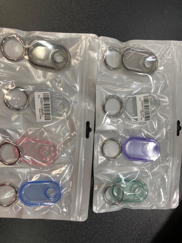 Photo 1 of 2 PACK BUNDLE///4 Pack Smarttag2 Holder,TPU Smarttag2 case Waterproof and Samsung Galaxy SmartTag2 Case with Keychain, Shockproof&Dustproof Smarttag2 Holders for Pet Tracking, Bags, Kids, Keys, Luggage and Valuables ZBlack&White&Purple&Green