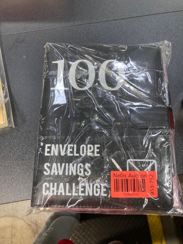 Photo 1 of 2 PACK BUNDLE///100 Envelopes Money Saving Challenge, 2024 Shiny 100 Day Challenge Money Saving Binder, Easy and Funny Way to Save $5,050 Money Saving Challenge Book, 100-Day Envelope Challenge Kit PINK AND BLACK