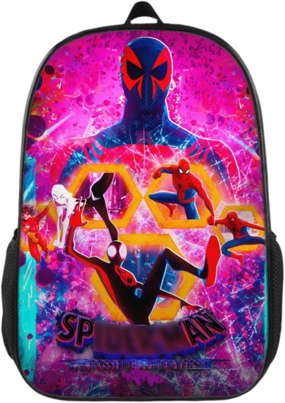 Photo 1 of **REFERENCE PHOTO ONLY** **SEE PHOTOS** SPIDER MAN INTO THE SPIDER VERSE BOOKBAG 17INCHES 