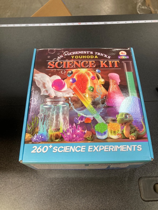 Photo 2 of 260+ Science Experiments - Over 120 pcs Science Kits for Kids Age 5-7-9-12, Boys Girls Pre School Chemistry Set & STEM Learning Educational Toys, Birthday Gifts Christmas Stocking Stuffers for Kids