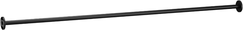 Photo 1 of  Matte Black 60" Straight Fixed Shower Rod