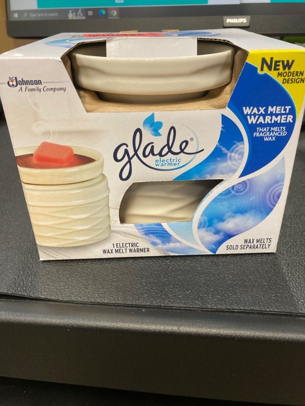 Photo 2 of Glade Wax Melts Electric Warmer - Cream Color (Quantity 1)