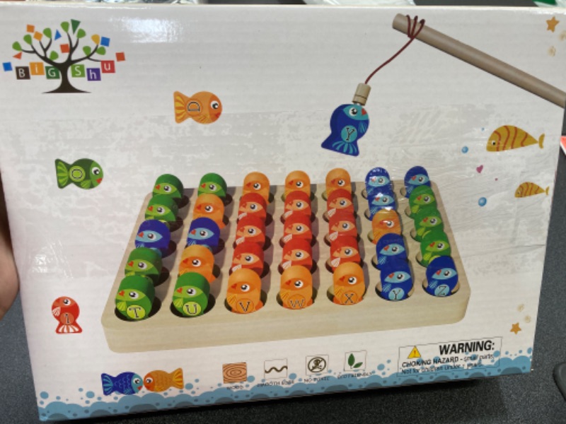 Photo 3 of Educational Magnetic Fishing Toy for Ages 2+ - Letters, Numbers, STEM Learning