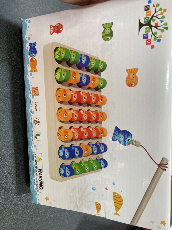 Photo 3 of Educational Magnetic Fishing Toy for Ages 2+ - Letters, Numbers, STEM Learning