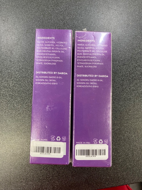 Photo 5 of 2 PACK BUNDLE///Purple Toothpaste for Teeth Whitening, Purple Teeth Whitening, V34 Colour Corrector serum, Purple Toothpaste, Color Corrector Purple Toothpaste, Purple Teeth Whitening Toothpaste