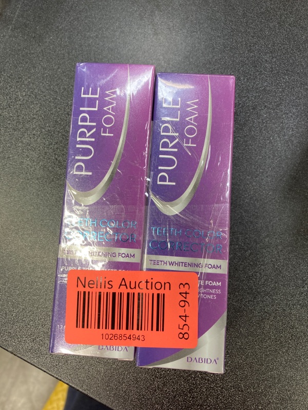 Photo 2 of 2 PACK BUNDLE///Purple Toothpaste for Teeth Whitening, Purple Teeth Whitening, V34 Colour Corrector serum, Purple Toothpaste, Color Corrector Purple Toothpaste, Purple Teeth Whitening Toothpaste