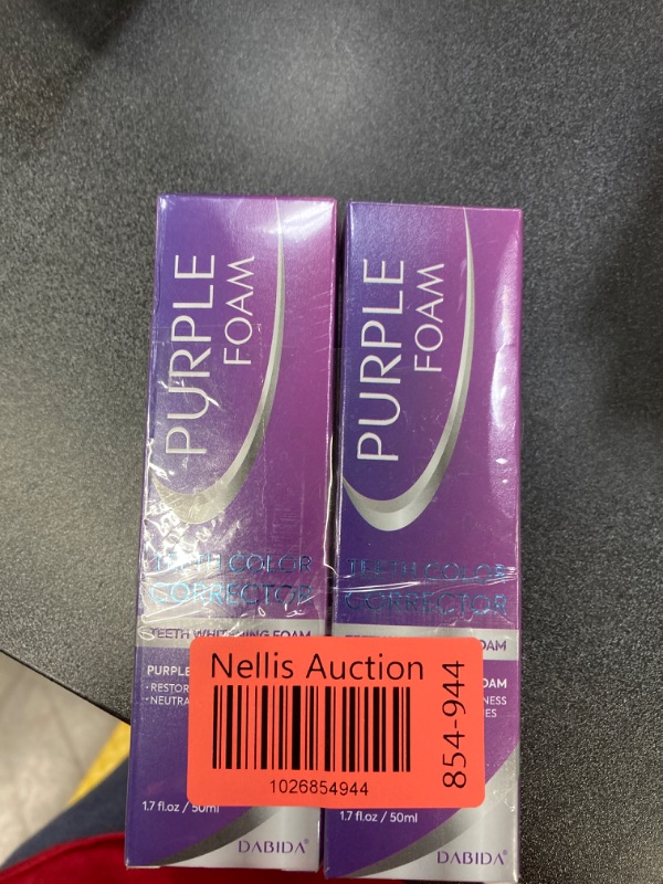 Photo 2 of 2 PACK BUNDLE///Purple Toothpaste for Teeth Whitening, Purple Teeth Whitening, V34 Colour Corrector serum, Purple Toothpaste, Color Corrector Purple Toothpaste, Purple Teeth Whitening Toothpaste