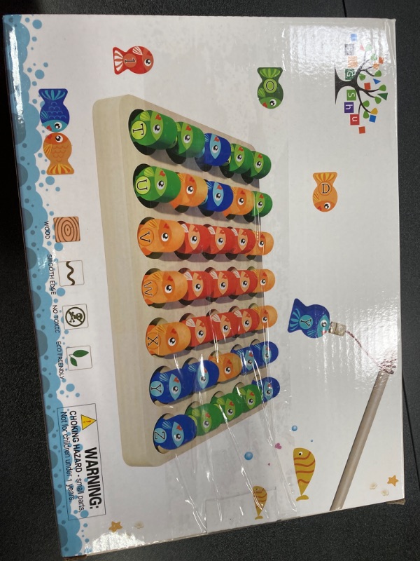 Photo 3 of Educational Magnetic Fishing Toy for Ages 2+ - Letters, Numbers, STEM Learning