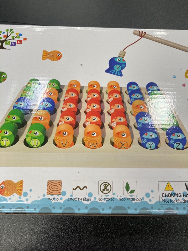 Photo 3 of Educational Magnetic Fishing Toy for Ages 2+ - Letters, Numbers, STEM Learning