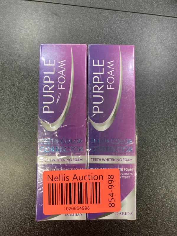 Photo 2 of 2 PACK BUNDLE///Purple Toothpaste for Teeth Whitening, Purple Teeth Whitening, V34 Colour Corrector serum, Purple Toothpaste, Color Corrector Purple Toothpaste, Purple Teeth Whitening Toothpaste