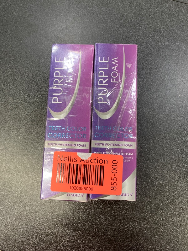 Photo 5 of 2 PACK BUNDLE///Purple Toothpaste for Teeth Whitening, Purple Teeth Whitening, V34 Colour Corrector serum, Purple Toothpaste, Color Corrector Purple Toothpaste, Purple Teeth Whitening Toothpaste