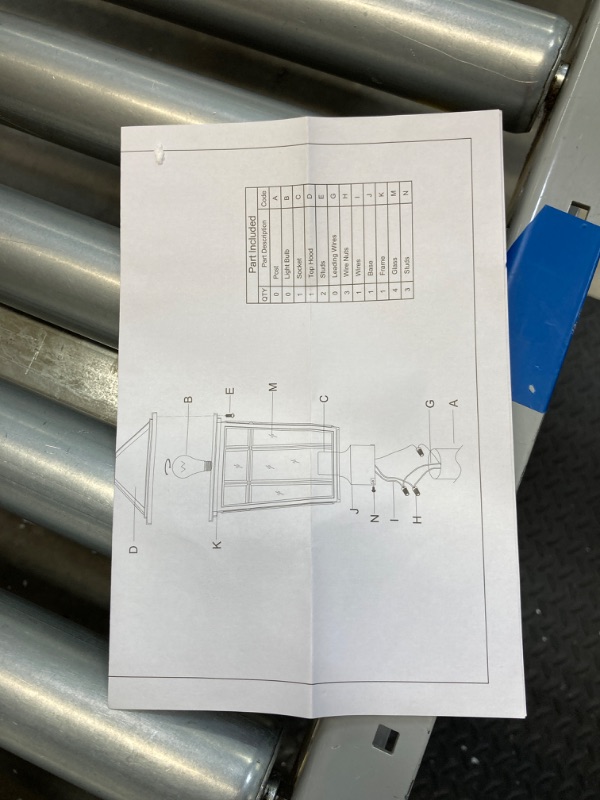 Photo 1 of Darkaway Large Outdoor Post Lights Lamp Post Light Fixture, 17inch Waterproof Aluminum Post Lamp with Glass, Fence Post Deck Lighting for Garden, Patio, Pathway (Large?White) White Large