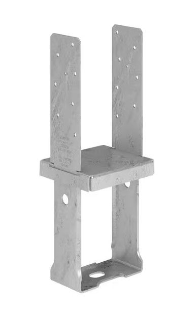 Photo 1 of (7 PACK BUNDLE) CBSQ Galvanized Standoff Column Base for 6x6 Nominal Lumber with SDS Screws