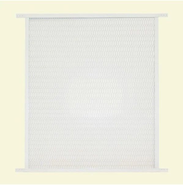 Photo 1 of Unique Home Designs 30 in. x 30 in. White Steel Pet Grille