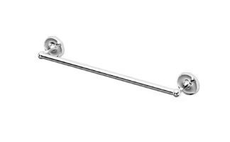 Photo 1 of allen + roth Designer II 18-in Chrome Wall Mount Single Towel Bar
