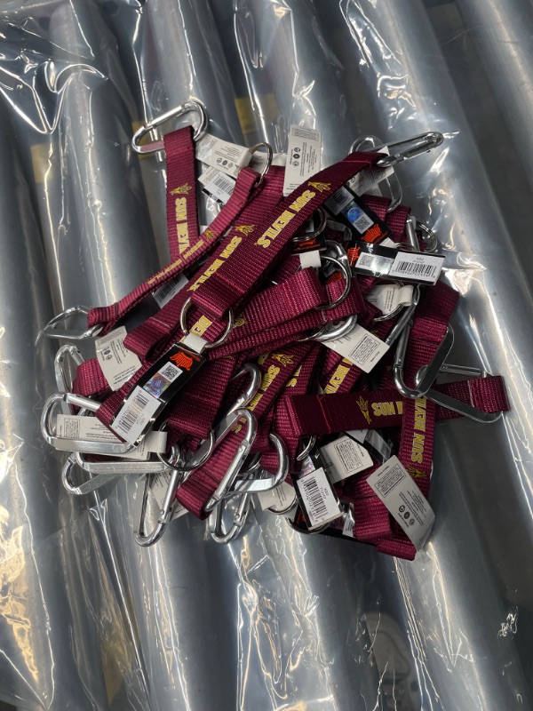 Photo 2 of (36 Pack Bundle) Carabiner with Strap - Arizona State University