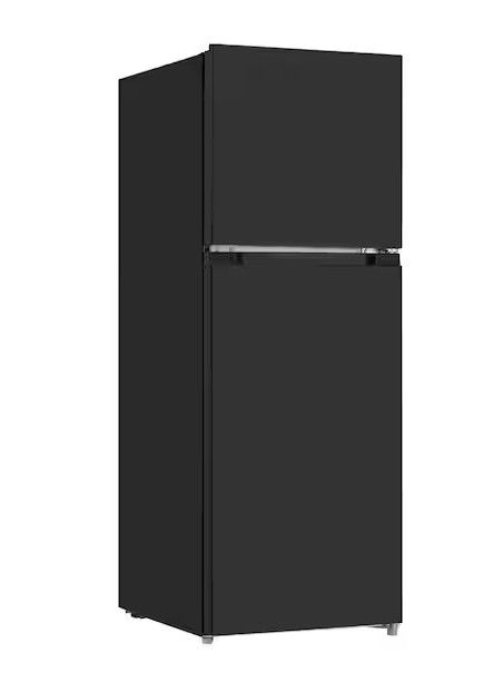 Photo 1 of 10.1 cu. ft. Top Freezer Refrigerator in Black