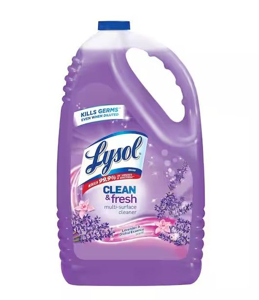 Photo 1 of 144 oz. Lavender Pourable Disinfecting All-Purpose Cleaner (4 Pack Bundle)