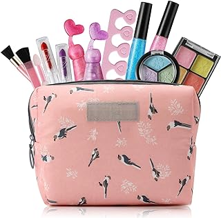 Photo 1 of Housideas Toys for 3 4 5 6 7 Year Old Girls Kids Makeup Kit for Girl with Cosmetic Bag