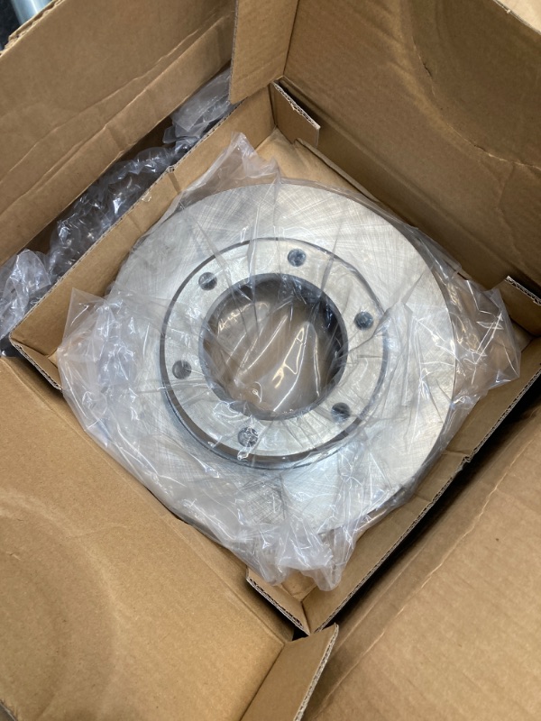 Photo 1 of Dynamic Friction Company Rear Brake Rotors-Drilled and Slotted-Silver 7002-58019