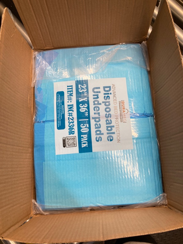 Photo 1 of Chucks Pads Disposable [150-Pads] Underpads 23” X 36” Incontinence Chux Pads Absorbent Fluff Protective Bed Pads, Pee Pads for Babies, Kids, Adults & Elderly | Puppy Pads Large for Training Leak Proof 23" X 36" [150 Pads]