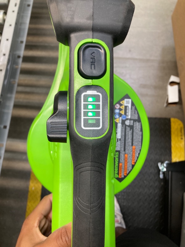 Photo 3 of Greenworks 40V Brushless Blower / Vacuum (505CFM / 230MPH), 5.0Ah Battery and Charger Included Blower / Vac (5.0Ah) Gen 2