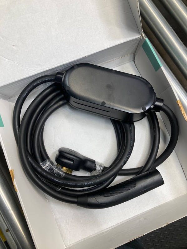 Photo 2 of EG evgoer Tesla Charger,Level 2 EV Charger 40A, 240V NEMA 14-50P 25Ft Charging Cable, Schedule Time and Adjustable Current from 8A to 40A Portable EV Charger for Tesla Compatible with All Tesla Models