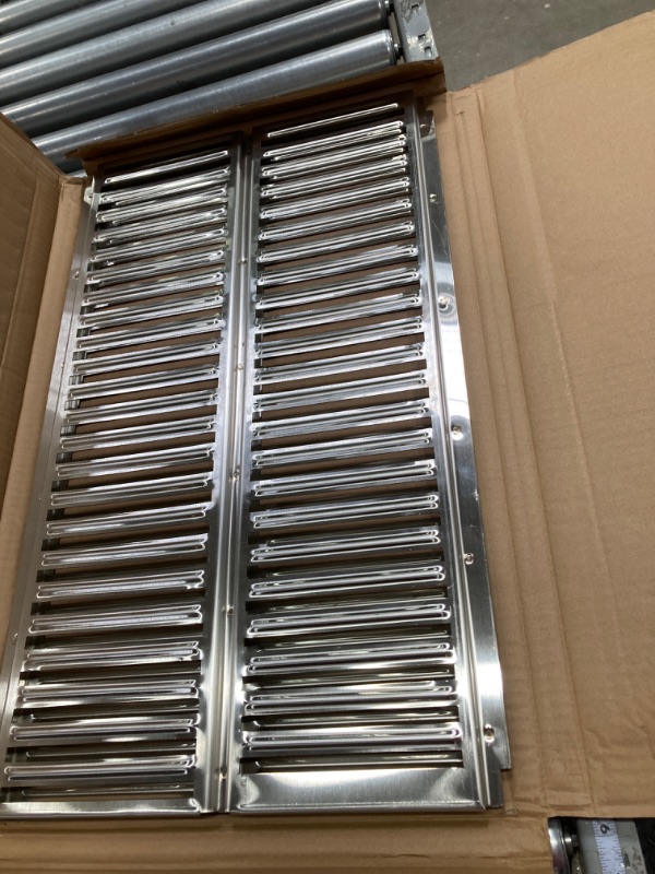 Photo 2 of S9N721(1-Pack) 24.375 inch Stainless Steel Heat Plate Replacement for Ducane 5002SLPE, 5002SS, 1500, 1502, 1502HLP, 1502HLPE, 1502HN, 1502HNE, 1502SHLPE, 1502SHNE, 1504, 1504S