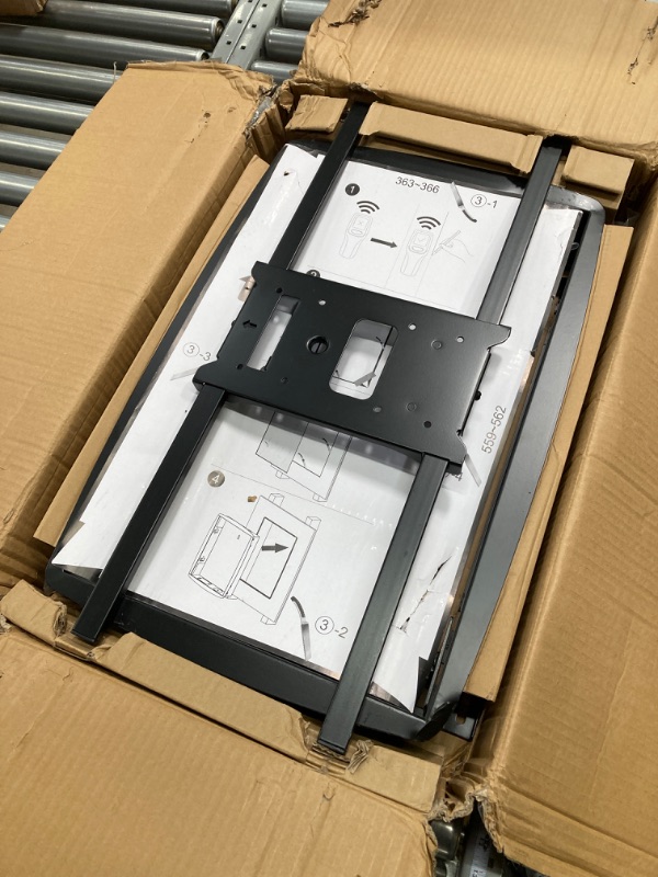 Photo 1 of Monoprice Recessed Full-Motion Articulating TV Wall Mount Bracket - for TVs 42in to 63in Max Weight 200lbs Extension Range of 3.94in to 25.0in VESA Patterns Up to 800x500 Black