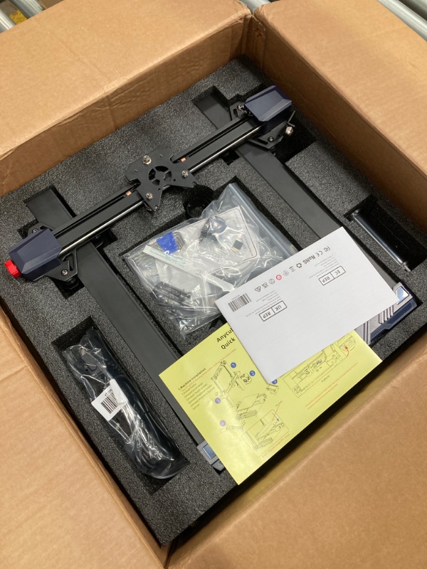 Photo 1 of ANYCUBIC Kobra 2 3D Printer, 6X Faster Speed Firmware Upgrades Auto Leveling Pre-Installed with Upgraded Extrusion System Efficient and Precise Delivery 8.7"x8.7"x9.84"