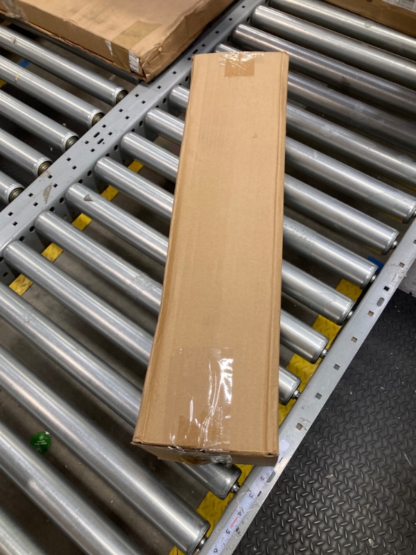 Photo 1 of Amazon Basics High-Density Round Foam Roller for Exercise, Massage, Muscle Recovery - 12", 18", 24", 36" Black 24-Inch Roller + Floor Mat, Black