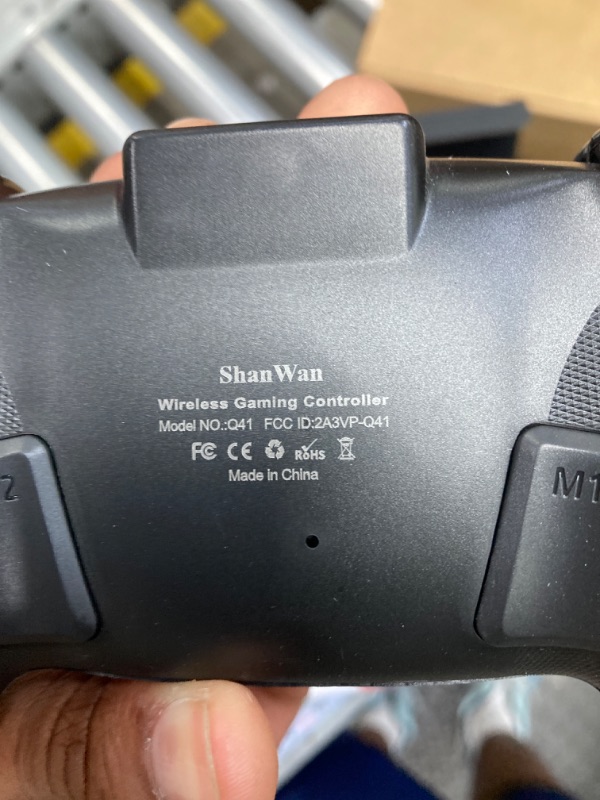 Photo 3 of ShanWan Wireless Controller for PS4/ Silm/Pro. Wireless Remote Gamepad Compatible with PC/PS4. Built-in 600mAh Battery with Double Shock/3.5 mm jack/6-axis Sensor/Back Buttons?black?