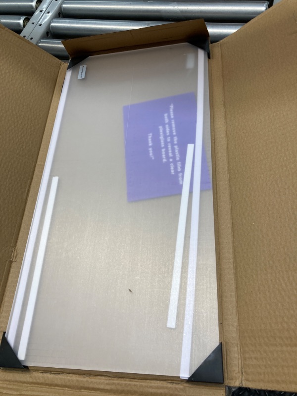Photo 1 of 2 Pack of 12x24 Plexiglass Sheets, 1/4 inch Thick, 12 x 24 inch 1/4 Thick Clear Acrylic Sheets for Signs, Display, DIY Crafts, Windows Glass Replacement,Table Tops 2 Pack 12x24inch 1/4 thick 1/4" thick
