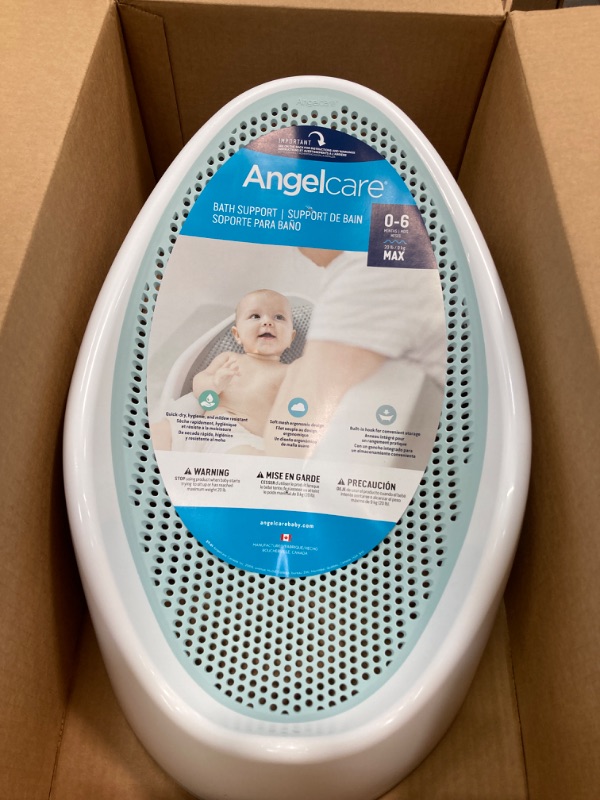 Photo 2 of Angelcare Baby Bath Support (Aqua) | Ideal for Babies Less than 6 Months Old