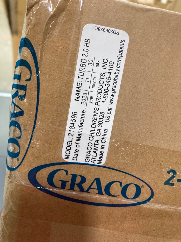 Photo 4 of Graco TurboBooster 2.0 Highback Booster Car Seat, Declan//BOX FACTORY SEALED OPENED FOR PHOTOS