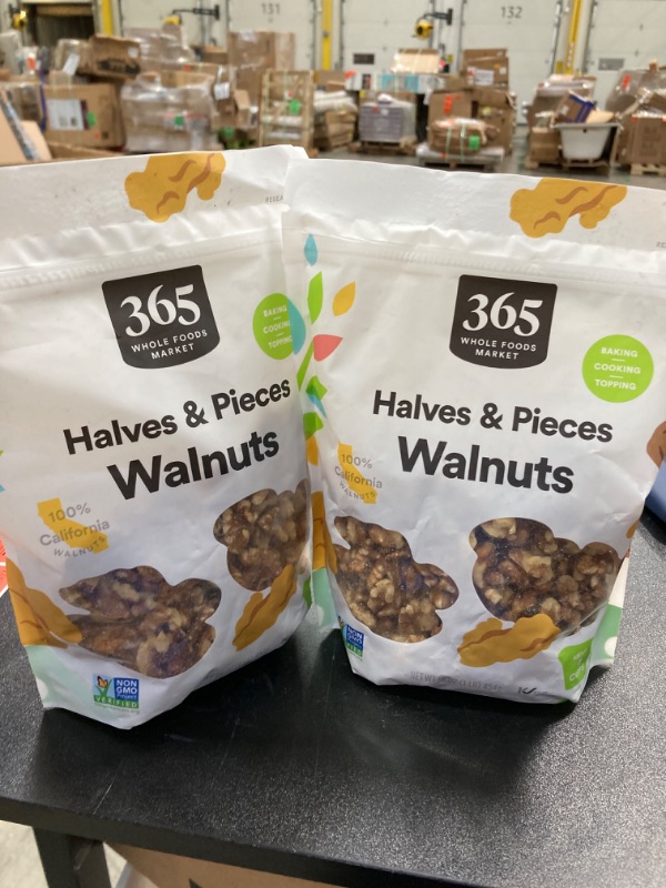 Photo 2 of 2 PACK BUNDLE///365 by Whole Foods Market, Walnut Halves And Pieces, 16 Ounce