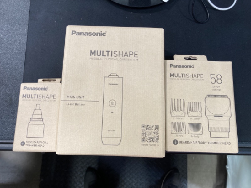 Photo 2 of ***PARTS ONLY** Panasonic MultiShape Precision Trimming Kit, with Beard, Hair and Body Trimmer Attachment with Adjustable Trim Dial, Nose Hair Trimmer, Wet/Dry, Easy-Clean Customizable Grooming Kit - ER-PRECISION ER-PRECISION - Beard, Hair, and Body Trimm