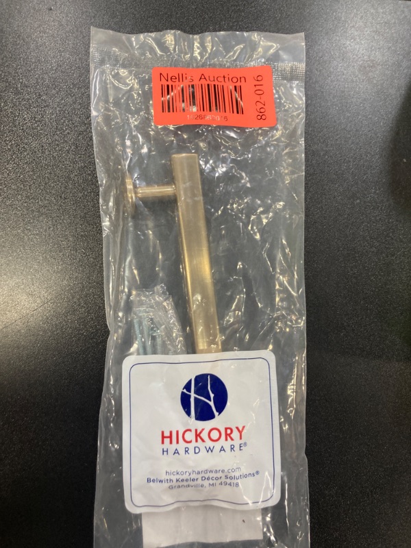 Photo 2 of Hickory Hardware 1 Pack Solid Core Kitchen Cabinet Pulls, Luxury Cabinet Handles, Hardware for Doors & Dresser Drawers, 5-1/16 Inch (128mm) Hole Center, Champagne Bronze, Woodward Collection 5-1/16 Inch (128mm) Center to Center Champagne Bronze 1