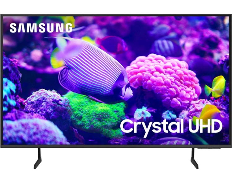 Photo 1 of **DAMAGED** SAMSUNG 65-Inch Class Crystal UHD 4K DU7200 Series HDR Smart TV w/Object Tracking Sound Lite, PurColor, Motion Xcelerator, Mega Contrast, Q-Symphony (UN65DU7200, 2024 Model)