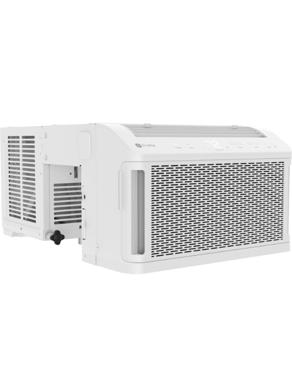 Photo 1 of GE Profile ClearView Window Air Conditioner Unit, 8,300 BTU, U-Shaped Adjustable Depth, Energy Efficient Cooling up to 350 sq ft., Ultra Quiet, SMART Home Capable, Includes Remote, White